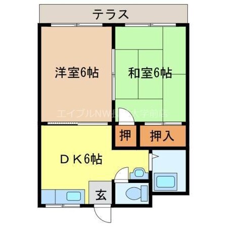 大浦海岸通駅 バス15分  長崎バス・大山入口下車：停歩3分 1階の物件間取画像